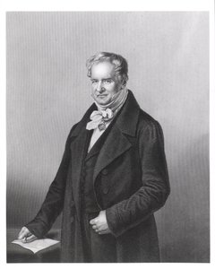 Retrato do Barão Alexander von Humboldt (1769-1859) de German School