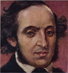 Retrato de Felix Mendelssohn de German School