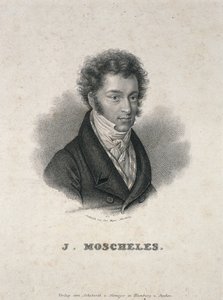 Retrato de Ignaz Moscheles (1794-1870) de German School