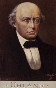 Retrato, de, ludwig, Uhland de German School