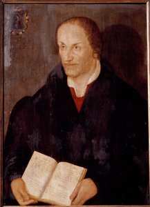 Retrato de Philippe Melanchton (Philipp Melantone ou Melanchthon de German School