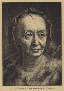 Retrato de uma avó do século XVII de German School