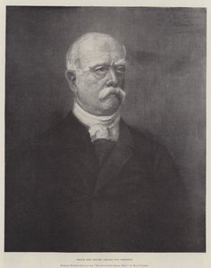 Príncipe Otto Eduard Leopold von Bismarck (gravura) de German School