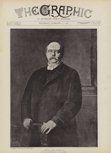 Príncipe Von Bismarck (litho) de German School