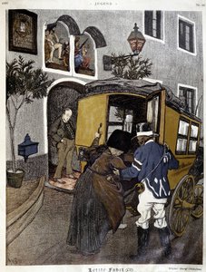 Transporte público: pessoa em um ônibus - em "Jugend de German School