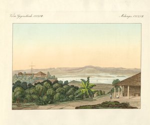 Pulu Penang (gravação a cores) de German School