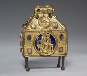 Relicário em forma de bolsa, c.1320 de German School