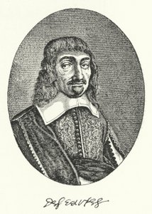 René Descartes, filósofo francês (gravura) de German School