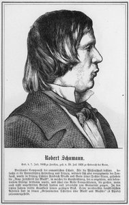 Robert Schumann (gravura) de German School