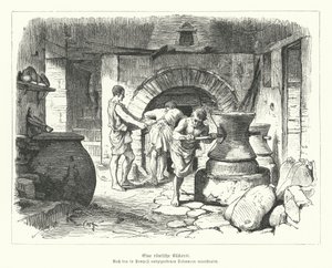 Padaria romana (gravura) de German School