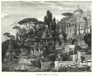 villa romana (litho) de German School