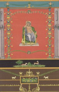Pintura de parede romana de Pompéia de German School