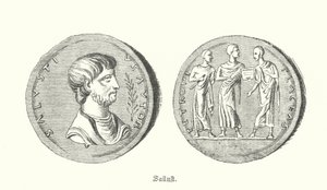 Sallust, historiador e político romano (gravura) de German School