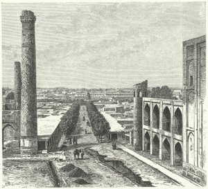 Samarkand (gravura) de German School