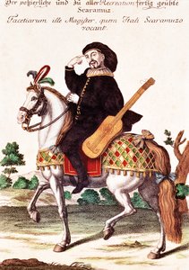Scaramouche a cavalo de German School