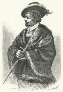 Sir Thomas, Lord Fairfax, comandante-em-chefe do exército parlamentar na Guerra Civil Inglesa (gravura) de German School