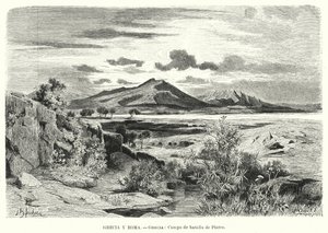 Site da Batalha de Plataea, Grécia (litho) de German School