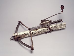 Besta Sporting e Cranquin (aço e madeira com chifre e osso)