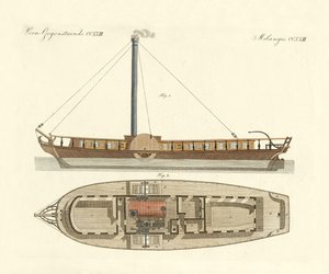 Barco a vapor de German School