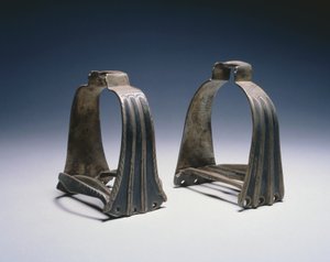 Estribo, c. 1525-1550 (aço com pintura preta moderna) de German School