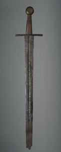 Espada, c.1350 (substituições de ferro, punho de madeira e punho de latão) de German School