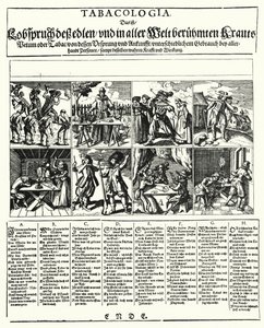Tabacologia (gravura) de German School