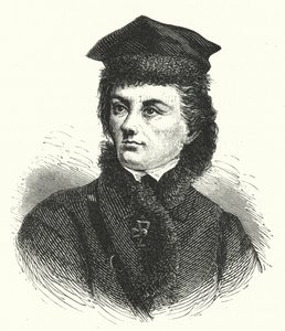 Tadeusz Kosciuszko, general polaco-lituano que liderou uma revolta contra o domínio russo e prussiano (gravura) de German School