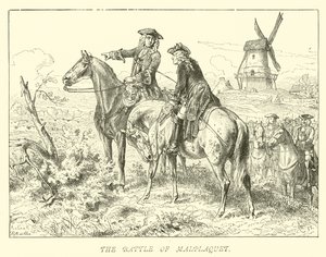 A batalha de Malplaquet de German School