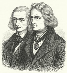 Os Irmãos Grimm (gravura) de German School