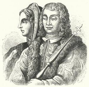 Os Monarcas Católicos, Isabel I de Castela e Fernando II de Aragão (gravura) de German School