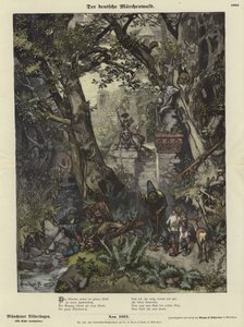 A floresta alemã de conto de fadas
