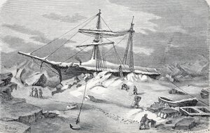O Hansa em perigo, pub. Londres 1874 de German School