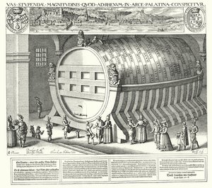 O Tun de Heidelberg (gravura) de German School