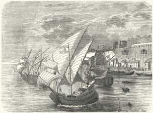 A frota húngara ao largo de Nápoles de German School
