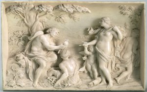 O Julgamento de Paris, finais do século XVII (mármore) de German School