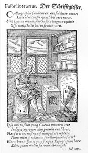 The Letter Plate Maker, publicado por Hartman Schopper (xilogravura) (foto b)