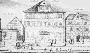 A, rua principal, em, nuremberg de German School