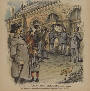 O Museu Metropolitano (cor litho) de German School