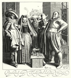 O Quack, ou Charlatão (gravura) de German School