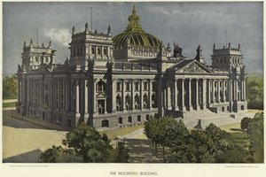 O edifício do Reichstag em Berlim de German School