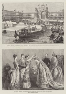 O Casamento Real em Charlottenburg (gravura) de German School
