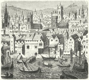 O Steelyard, base comercial da Hanseatic League em Londres de German School