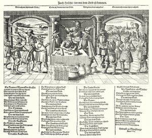 O cobrador de impostos (gravura) de German School