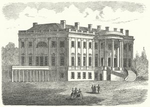 The White House, Washington DC (gravura) de German School