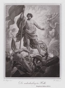 A descida ao Inferno (gravura) de German School