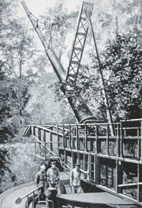A gigantesca arma parisiense alemã da Primeira Guerra Mundial chamada 