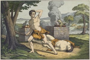 O assassinato de Abel, ilustração do 