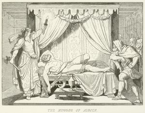 O assassinato de Alboin de German School