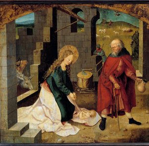 A Pintura nativa da escola suábia. início do século XVI. Dijon, Museu de Belas Artes de German School