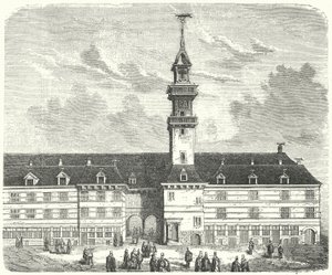 O Royal Exchange original, Londres (gravura) de German School
